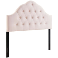 Modway Sovereign Diamond Tufted Performance Velvet Full Headboard - Pink-Luxurious Full Headboard