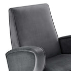 Modway Superior Performance Velvet Swivel Chair - Grey-Chair Weight Capacity: 331 lb