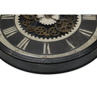 Monarch Specialties Clocks 30" Round Oversized Wall Clock - Brown -3pcs AA batteries required (not included) to start enjoying the artistic movement of this transitional style clock. for indoor use only