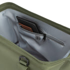 Swiss Gear Mini Weekender with Drop Bottom - Sage Green-Zippered interior accessory pocket