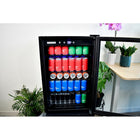 Frigidaire 4.4 Cu. Ft. 126-Can Stainless Steel Beverage Center-Adjustable Electronic Thermostat with Digital Display
