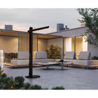 Backyard Lifestyles 1500W Electric Patio Heater with Swing Arm - Black-Carbon fiber tube Aluminum housing