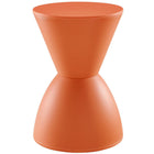 Modway Haste Backless Stool - Orange-Sturdy Polypropylene Plastic