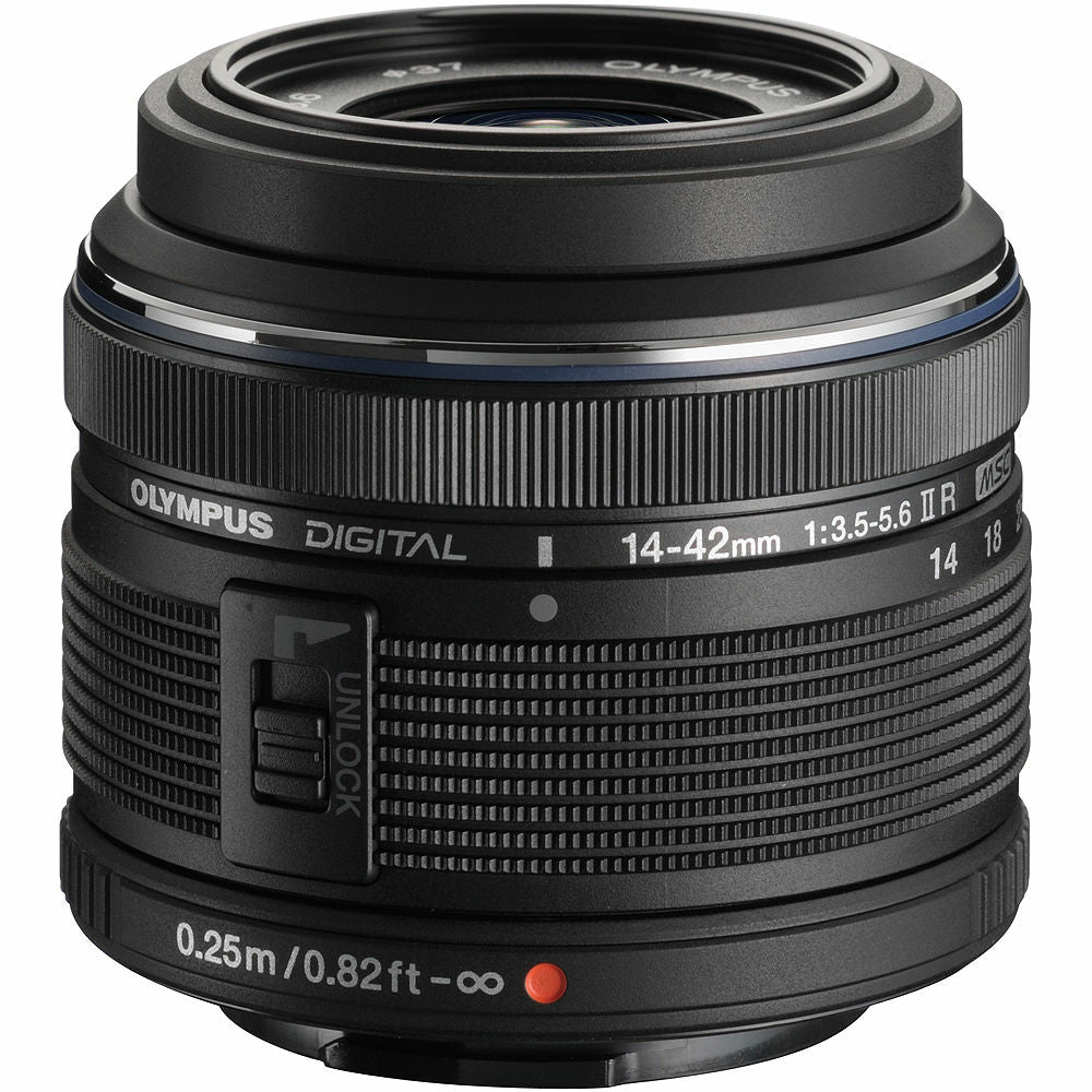 Olympus M.Zuiko Digital 14-42mm f/3.5-5.6 II R Lens - Black