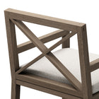 Modway Northlake Outdoor Teak Dining Armchair - Pebble-8