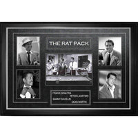 Rat Pack Print Sinatra/Martin/Lawford/Davis Jr. Collage - Framed Print - 35" x 23"-High-quality art print professionally matted and framed