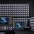 Luxor Modular Studio Wall - 70" W x 48" H-Connects with all Luxor Room Divider Walls