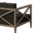 Modway Northlake Outdoor Teak Armchair - Flint Grey-8