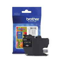 Brother LC3011CS Cyan Ink Cartridge-Brother Genuine LC3011CS Standard-yield Cyan Ink Cartridge.