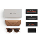 Ray-Ban Meta Skyler Gen 2 AI Glasses - Clear/Brown Transitions Lenses - Shiny Peach Frame-Discreet open-ear speakers and custom 5-mic array