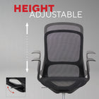 Staples Mesh Task Chair - Black-360° dual wheel casters glide smoothly over most carpet types. Not recommended for tile or hardwood floors