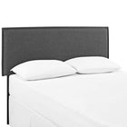 Modway Camille Upholstered Fabric Queen Headboard - Grey-Particleboard Panel