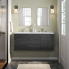 Modway Render 48" Wall-Mount Bathroom Vanity - Charcoal/White-MDF and Particleboard