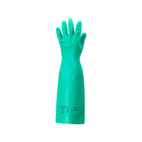 Forcefield Solvex Nitrile Gloves - Size 7 - Green - 1 Pair-No cotton flocking, PPE gloves with reduced lint contamination risks