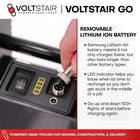 Voltstair GO Electric Stair Climbing Hand Truck - 150 Lb Capacity-Durable aluminum frame construction ensures long lasting strength
