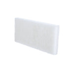 Doodlebug White Cleaning Pad - 4.6" W x 10" L - 10 Pack-Evenly distributed coating helps reduce the number of knots and clumps