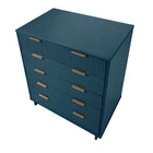 Manhattan Comfort Granville Modern Dresser and Chest Set - Midnight Blue-10