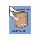 Staples Vari-Depth Corrugated Boxes - 12" L x 9" W x 6" H - 25 Pack-200 lb. test corrugated fibreboard