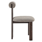 Modway Torian Boucle Fabric Dining Chair - Wenge Taupe - Set of 2-7
