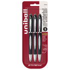 uni-ball JETSTREAM Ballpoint Pens – 1.0mm – Black – 3 Pack-Ballpoint Pens