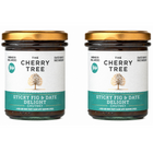 The Cherry Tree Sticky Fig & Date Delight Chutney - 210 g - 2 Pack-Rich, dark and fruity chutney with a sticky texture.
