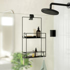 Umbra Cubiko Shower Caddy-S Hooks: Cubiko's S hooks provide added storage and versatility