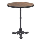 Zuo Gazebo Dining Table - Walnut-3 year limited warranty
