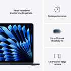 Apple MacBook Air 13" - M4 Chip - 256 GB SSD - 16 GB Unified Memory - Midnight - French-If You Love iPhone, You’ll Love Mac - Mac works like magic with your other Apple devices. View and control what’s on your iPhone from your Mac with iPhone Mirroring. Copy something on iPhone and paste it on Mac. Send texts with Messages or use your Mac to make and answer FaceTime calls