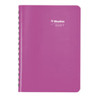Blueline 2027 Fashion Daily Planner - 8" x 5" - Assorted Colours - Bilingual-Appointment schedule from 7:00 a.m. to 7:30 p.m. in 30-minute intervals, for full week