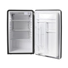 Magic Chef 3.2 cu. ft. Retro Mini Refrigerator without Freezer - Black -Levelling legs help stabilize the mini fridge on uneven surfaces
