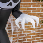 Outsunny 7' Inflatable Ghost with Horns Halloween Decoration-Primary Colour: Black 