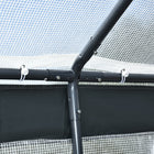 Outsunny 6.6' x 10' x 7' Heavy Duty Walk-In Greenhouse- Constructed with a powder coated steel frame that resists peeling and chipping
 