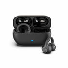 JLab Flex Open True Wireless Earbuds - Black-Battery Life 21+ hours playtime