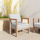 Zuo Leto ArmChair - Grey-Chair Weight Capacity: Supports up to 225 lb
