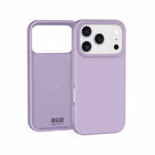 Blu Element Silicone Compatible with MagSafe Case for iPhone 17 Pro - Lavender-Microfibre lining to prevent scratches