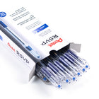 Pentel R.S.V.P. Ballpoint Pens - 1.0mm - Blue - 12 Pack-Ergonomically designed Rubber Comfort Zone grip