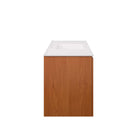 Modway Scenic 48" Wall-Mount Bathroom Vanity - Cherry/White-Ceramic Sink Basin