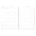 Mead 2027 West Village 12 Month Large Casebound Weekly/Monthly Planner - 10 1/8" H x 8" W - Bilingual-One week per two page spread has ruled planning space and a section to check off completed tasks