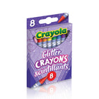 Crayola Glitter Crayons - 8 Count-Crayola Crayons are designed with a focus on true colour, smoothness, and durability