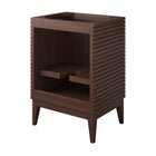 Modway Ledger 24" Wood Bathroom Vanity Cabinet - Walnut-8