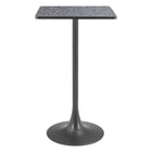 Zuo Spot Bar Table - Black-Dimensions: 23.8" L x 23.8" W x 41.7" H