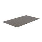 Edgewood Tundra Heavy Traffic Exterior Scraper Mat - 3' 6" W x 9' L - Charcoal with Black Edging-Complete with beveled Black Ultraflex edging on all sides