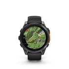 Garmin fēnix 8 - AMOLED Outdoor Recreation/Adventure Watches - 47 mm - Slate Gray with Black Silicone Band-Your training readiness score is based on sleep quality, recovery, training load and HRV status to determine if you’re primed to go hard and reap the rewards (data presented is intended to be a close estimation of metrics tracked)