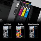 Epson T852 DURABrite Ultra Ink Combo Pack - High/Standard Yield - Black/Colour - 4 Pack-Compatible Printers: WF-5930, WF-5938