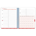 BrownTrout 2024-2025 Plato Academic Seaside Currents Weekly/Monthly Desk Planner - 6.5" x 7.75"-Durable Construction - Thick, high-quality pages help to prevent wear and tear throughout the year