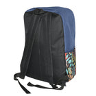 Nicci Floral Backpack 3-Piece Set - Navy-Single lightweight top handle