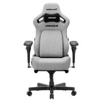 AndaSeat Kaiser 4 XL Premium Gaming Chair - Ash Grey-A New Era of Comfort and Cleanliness: The Kaiser 4 introduces a new standard in the industry, combining luxury with practicality. Developed in collaboration with Amway, the chair features high-quality, easy-to-clean polyurethane leather, ensuring that spills and stains are effortlessly wiped away. This innovative material not only emphasizes a modern, minimalist aesthetic but also stands as a testament to AndaSeat's commitment to durability and luxury.