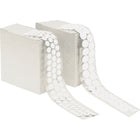 Aplix Fasteners Inc., Peel & Stick Loop Dots Fastener - 3 Pack-Adhesive Backed Dots - Loop White