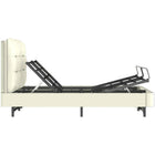 MotionGrey King Adjustable Bed Frame - Electric Bed Base with Wired Remote & Head/Foot Adjustment - King - Black-Easy-to-assemble design compatible with most queen-size mattresses. perfect upgrade for modern bedrooms (headboard not included)