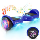 Gyrocopters PRIME Hoverboard for Kids - 15 km/h Speed ​​ - 300 W - 6.5" - LED Wheels - Bluetooth Speaker - Blue-UL2272 certified All-terrain Hoverboard